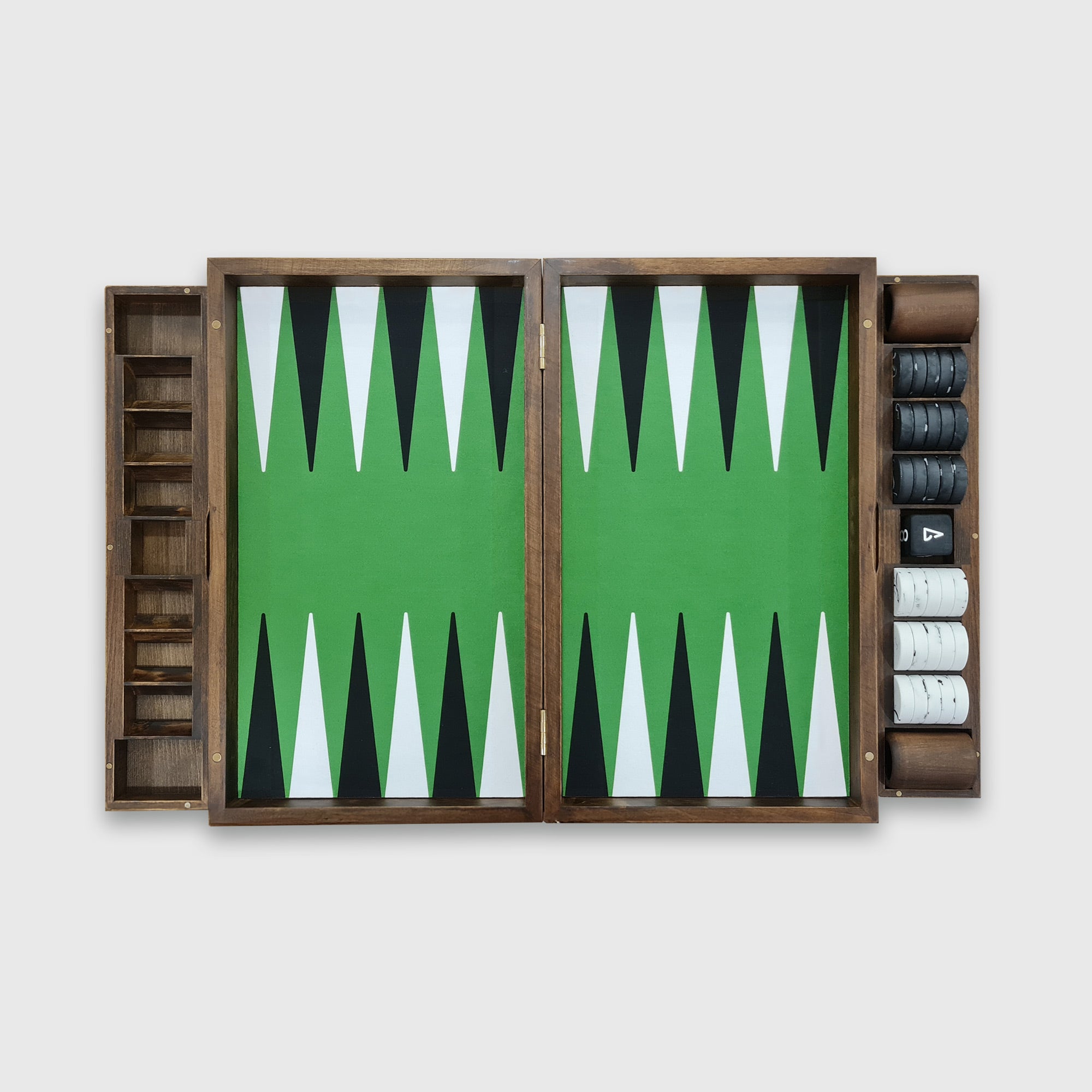 Das Earth Board, luxuriöses Backgammon-Set, innovatives Design, umweltfreundlich