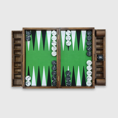 Das Earth Board, luxuriöses Backgammon-Set, innovatives Design, umweltfreundlich
