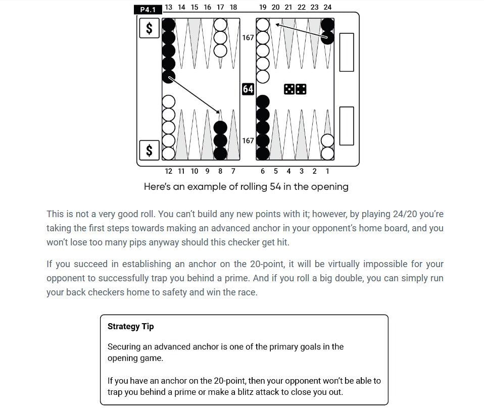 Wie man beim Backgammon nicht scheiße ist, von Marc Olsen, interaktives Online-E-Book