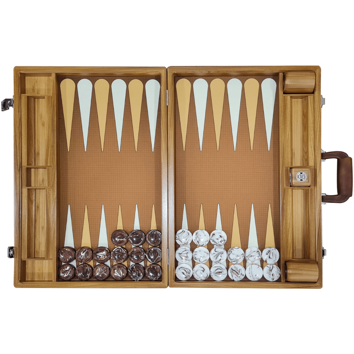 American Cherry, Luxus-Backgammon-Set, FM Gammon