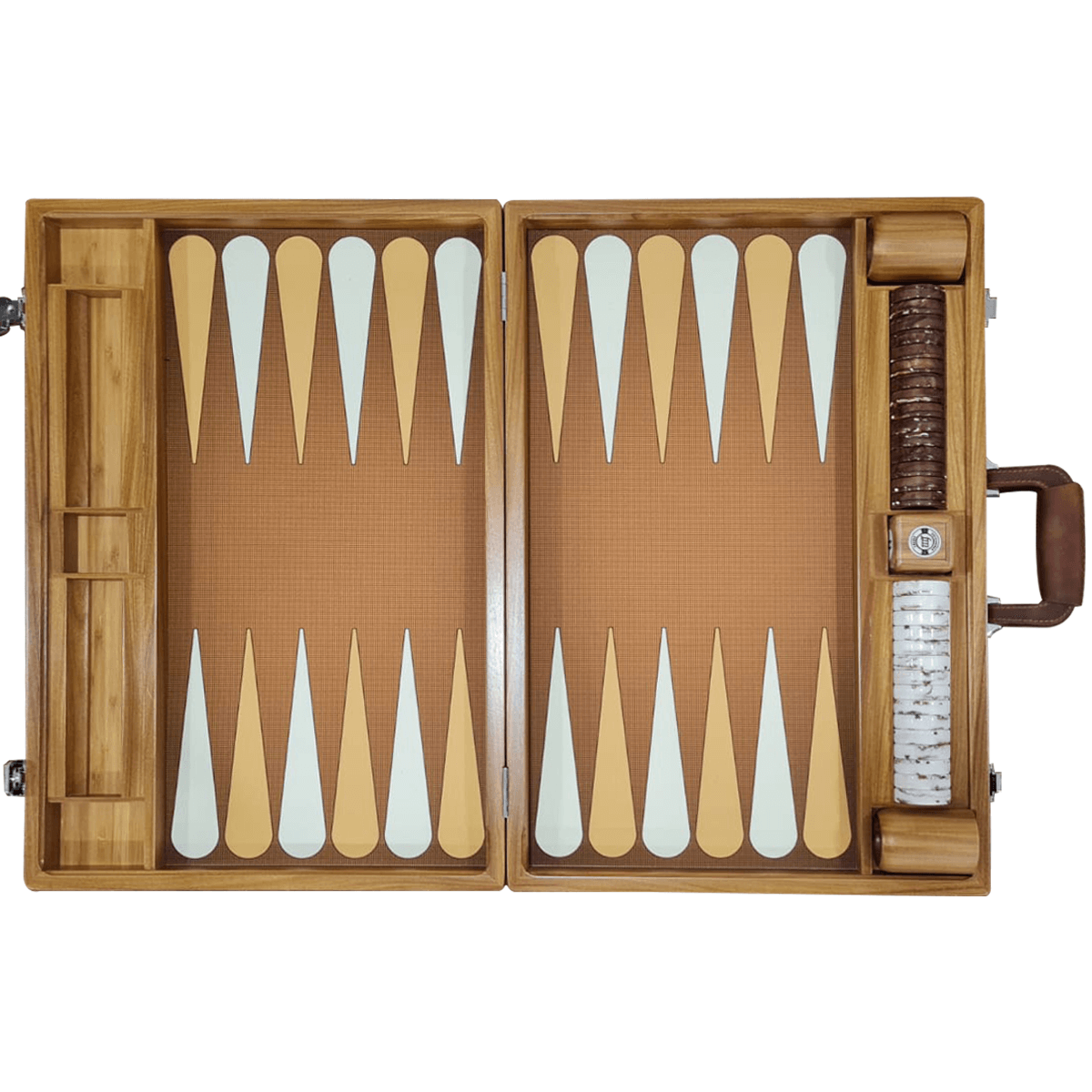 Ciliegio americano, set backgammon di lusso, FM Gammon
