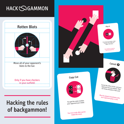 Hackgammon, Gioco di carte del Backgammon