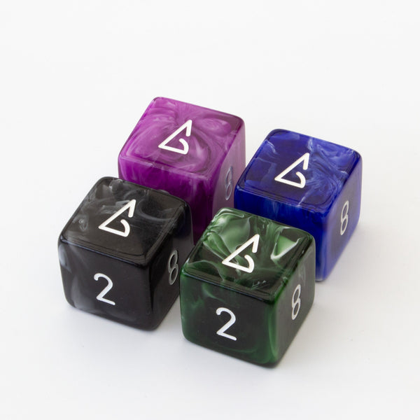 [EN] 倍化の立方体 Doubling Cube [5DN] Backgammon Galaxy Neptune Doubling Cube, 38mm (1.5