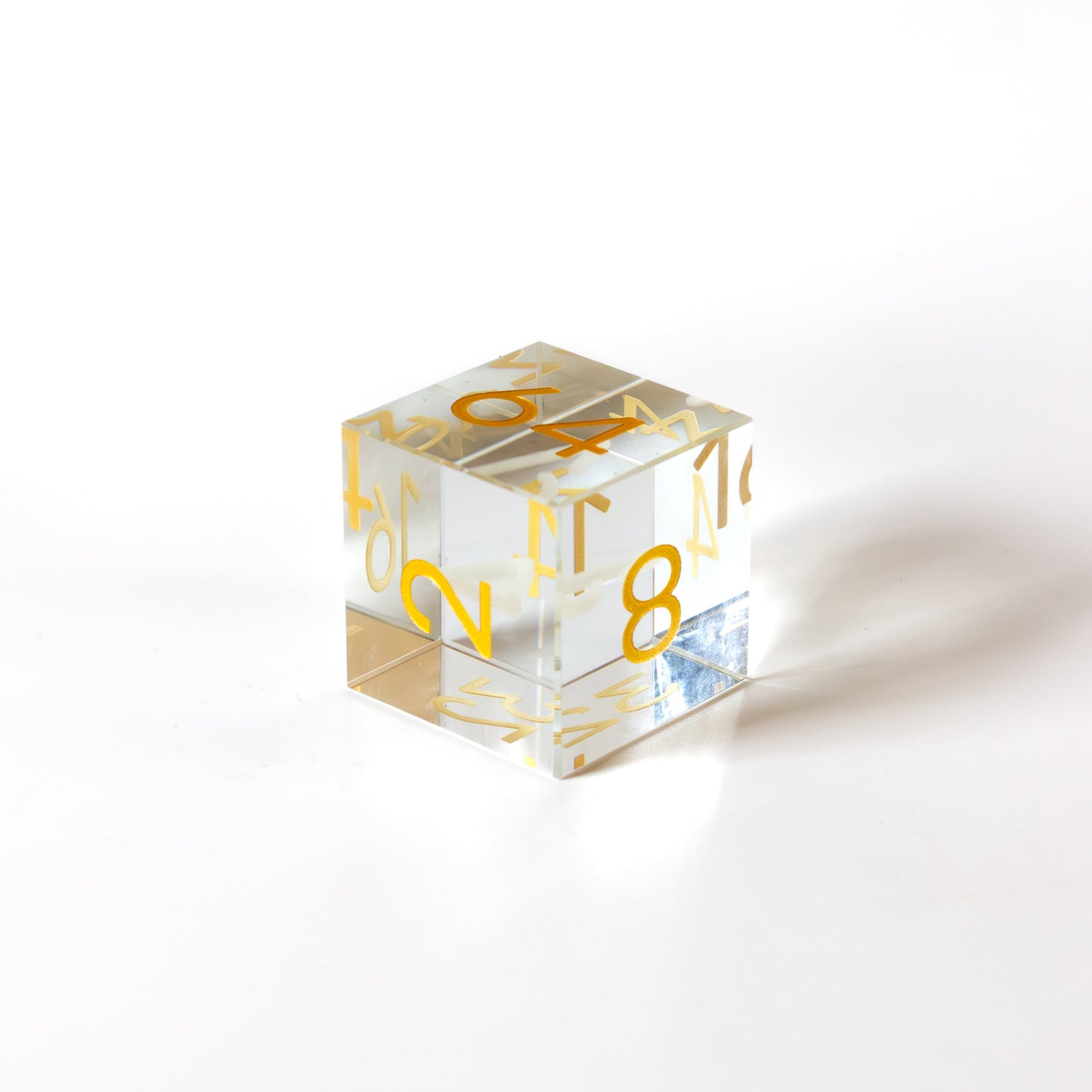 Cosmos Cubes, Backgammon Doubling Cube, 38mm/1.5in, 160 grams/5.6oz, Handmade Luxury Backgammon Accessory