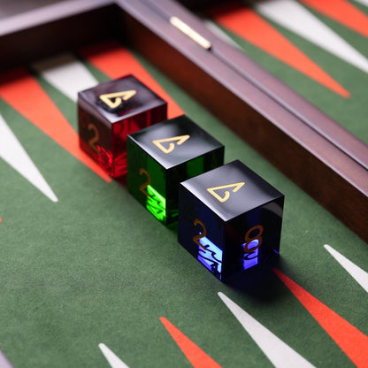 Kosmoswürfel, Backgammon-Verdoppelungswürfel