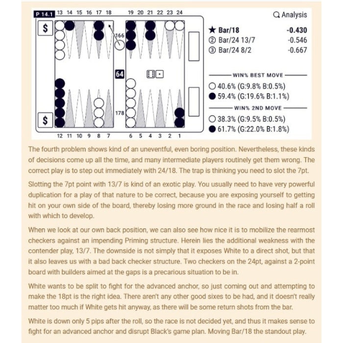 Masterclass di backgammon, di Marc Olsen e Masayuki Mochizuki, e-book interattivo online