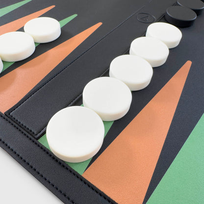 Atlas Board, Tournament Size Roll-up Backgammon Board | Travel Friendly