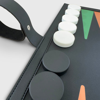 Atlas Board, Tournament Size Roll-up Backgammon Board | Travel Friendly