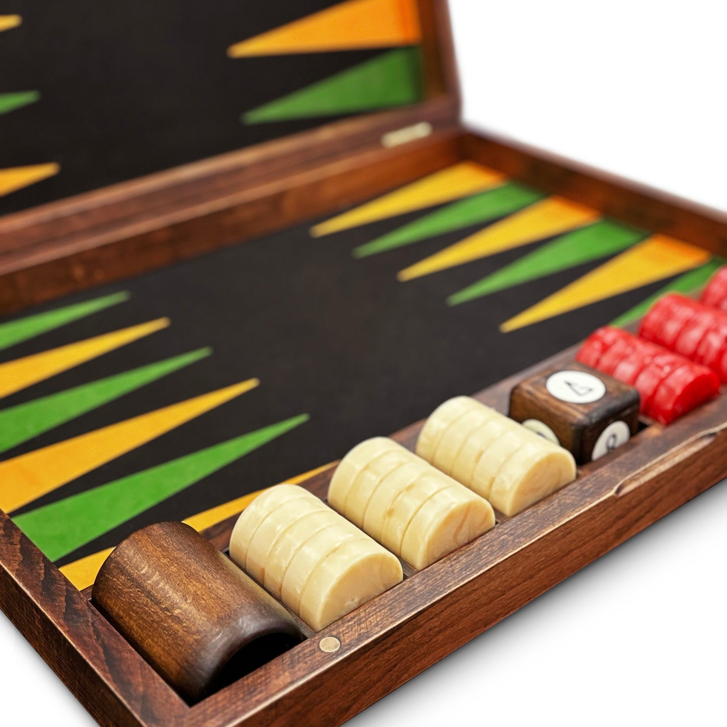 Tabellone del Grand Prix di Monte Carlo, set di backgammon di lusso, tema backgammon classico