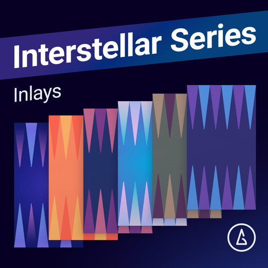 Intarso in superficie Void serie Interstellar, più colori, 2 intarsi per set