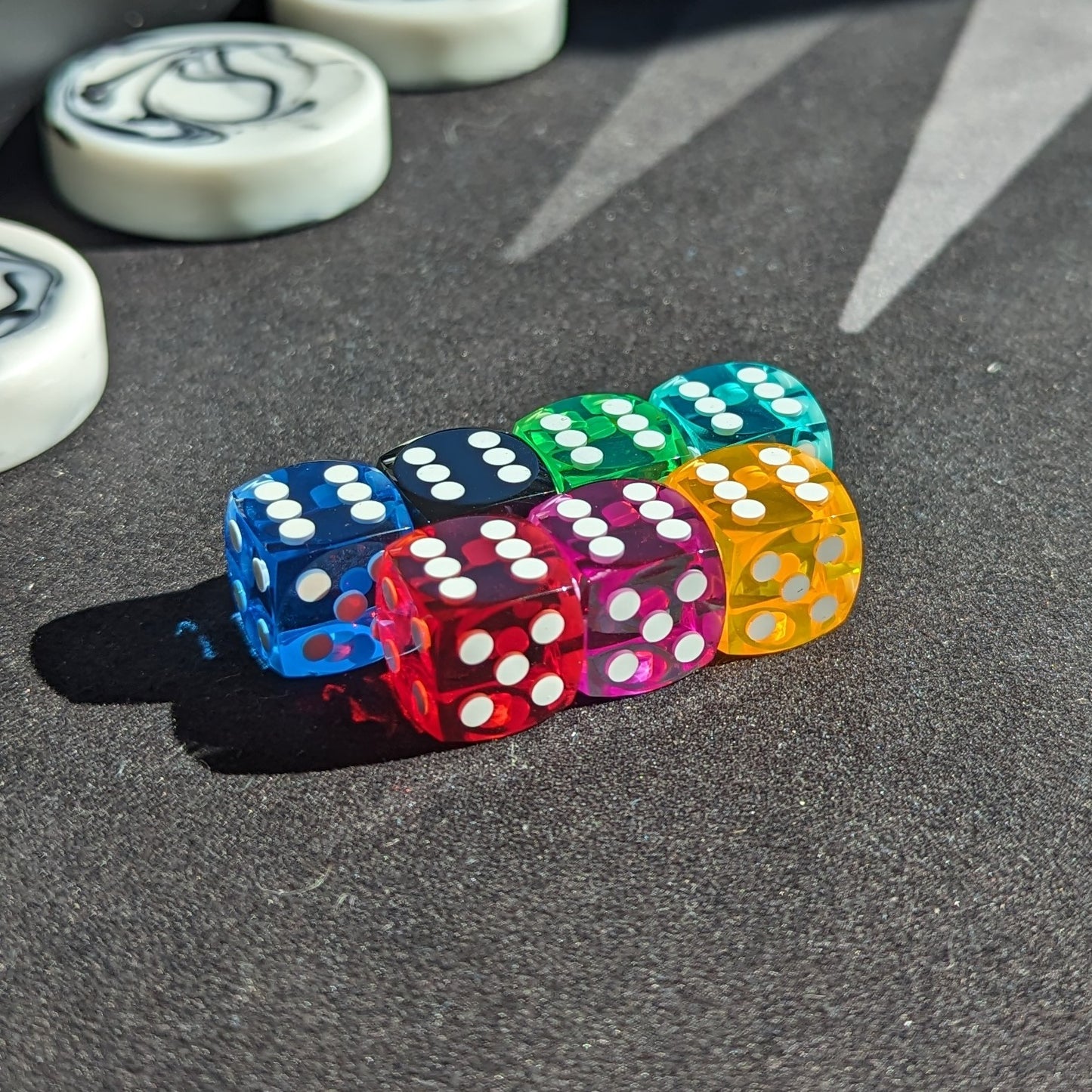 Precision dice pair, Multiple Colors and Sizes