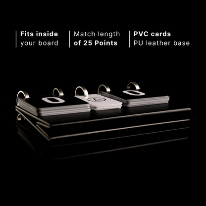 Backgammon Galaxy Scoreboard, Black, Length: 25 points