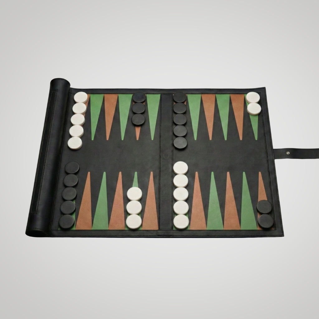 Atlas Board, Tournament Size Roll-up Backgammon Board