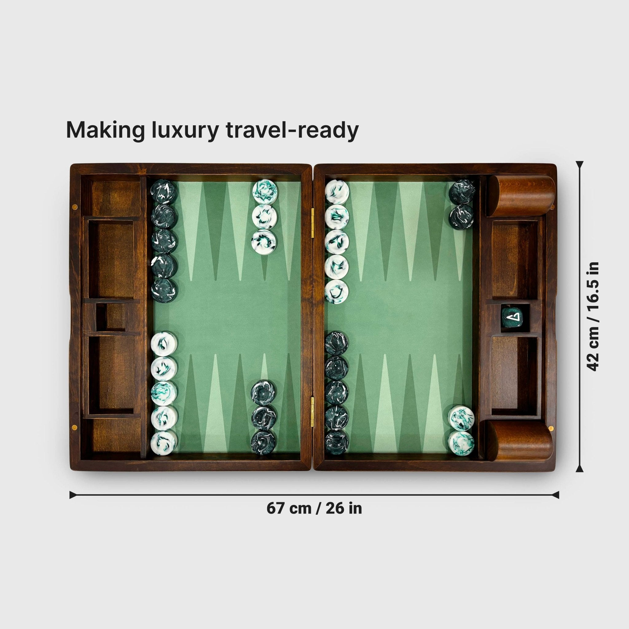 Adventure+ Board - Earth, Size: Travel - Backgammon Galaxy