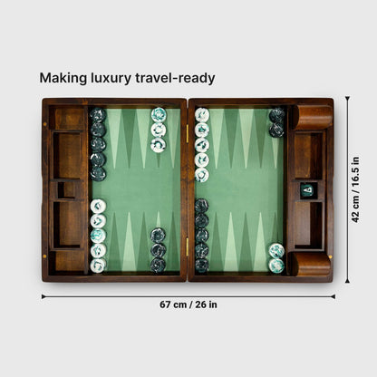 Adventure+ Board - Earth, Size: Travel - Backgammon Galaxy