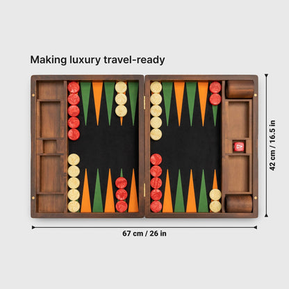 Adventure+ Board - X-22, Size: Travel - Backgammon Galaxy