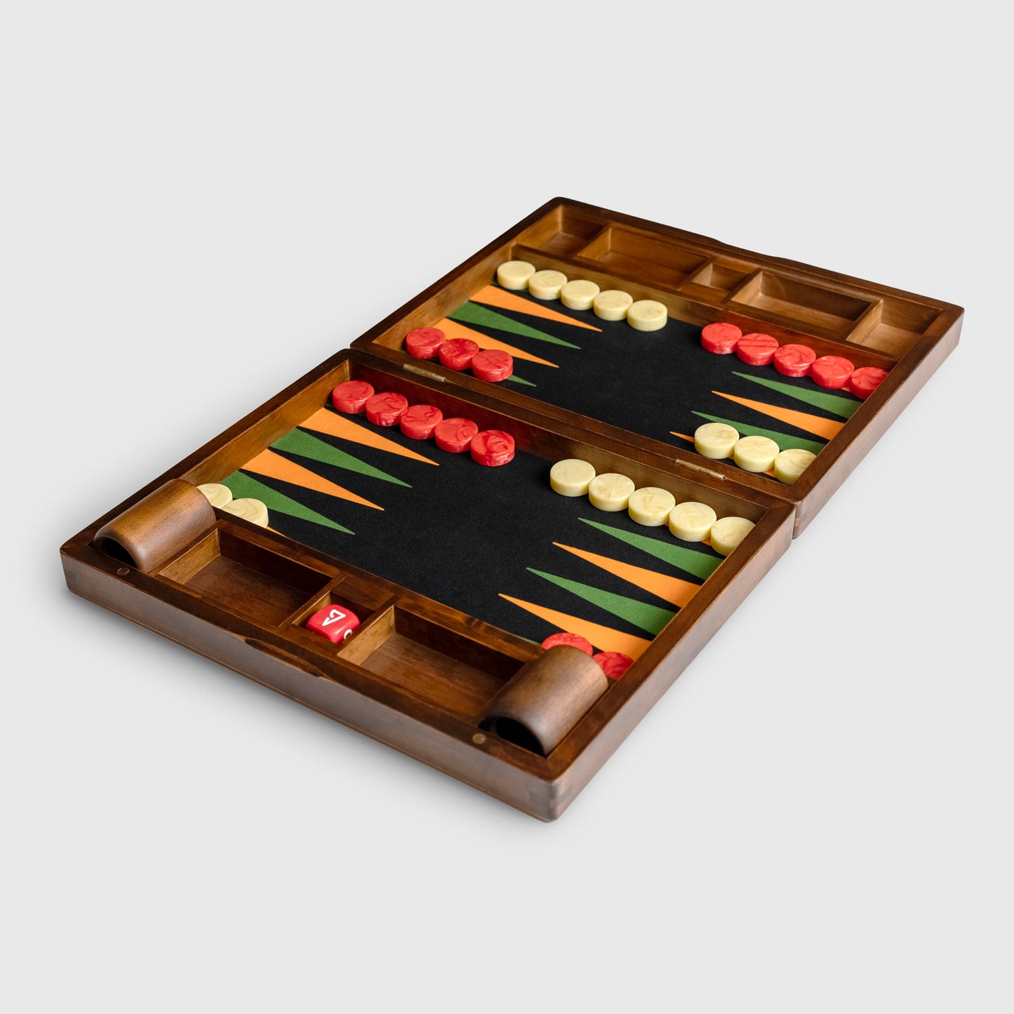 Adventure+ backgammon board, style: x-22, side view