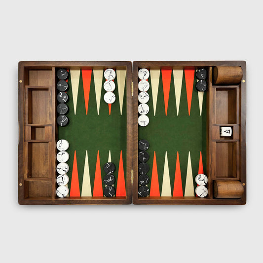 Adventure+ Board, Style: Monte Carlo, Luxury Backgammon Travel Set