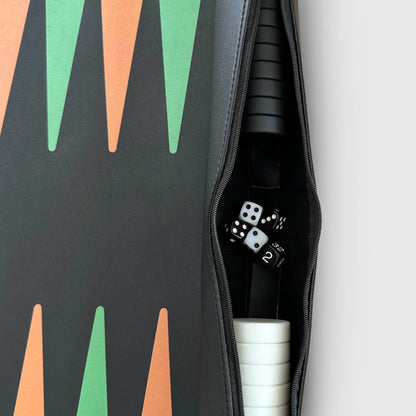 Atlas Board, Tournament Size Roll-up Backgammon Board - Backgammon Galaxy