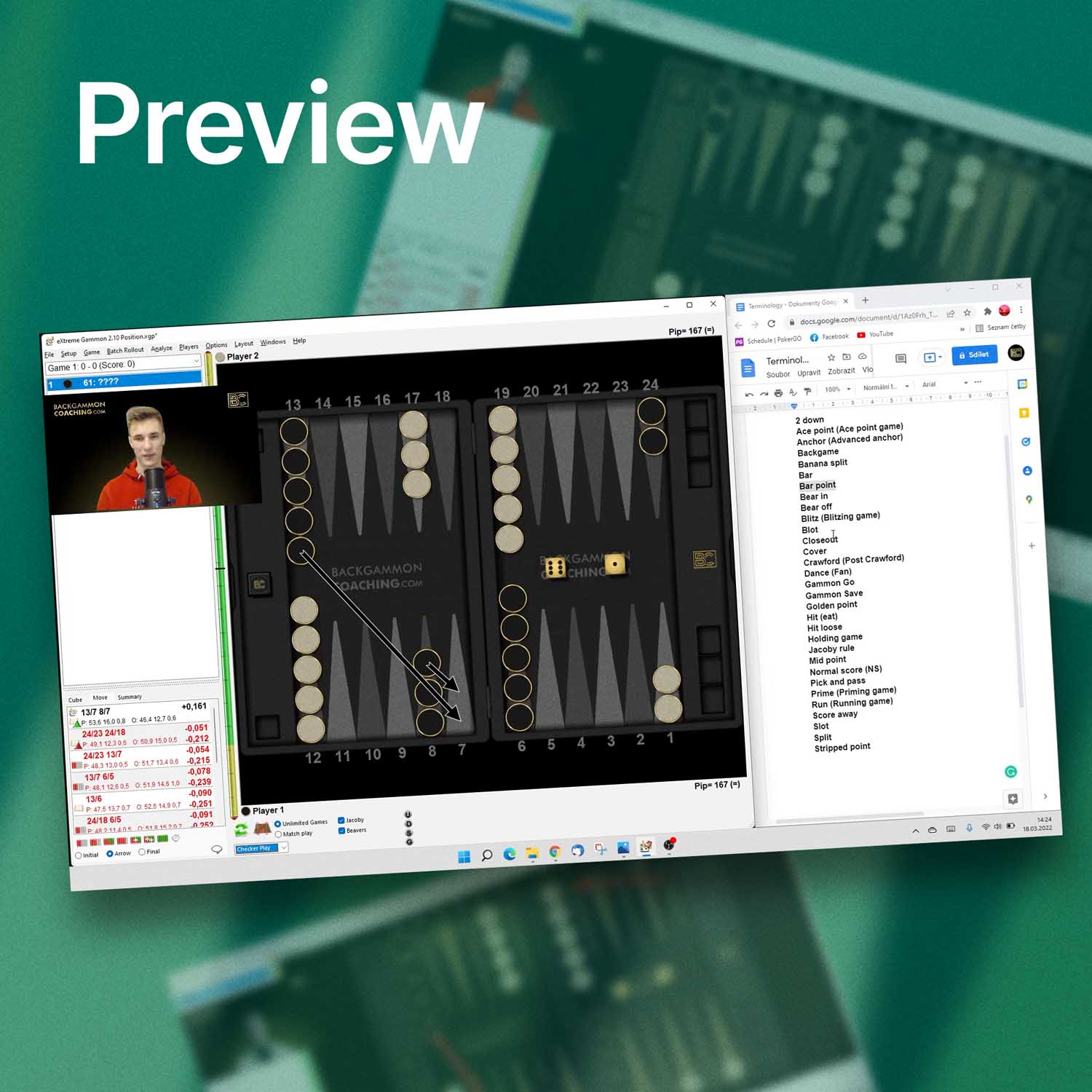 Backgammon for Intermediates by Zdenek Zizka | Online Video Course - Backgammon Galaxy