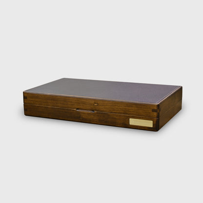 Das Mini Earth Board, luxuriöses Backgammon-Reiseset