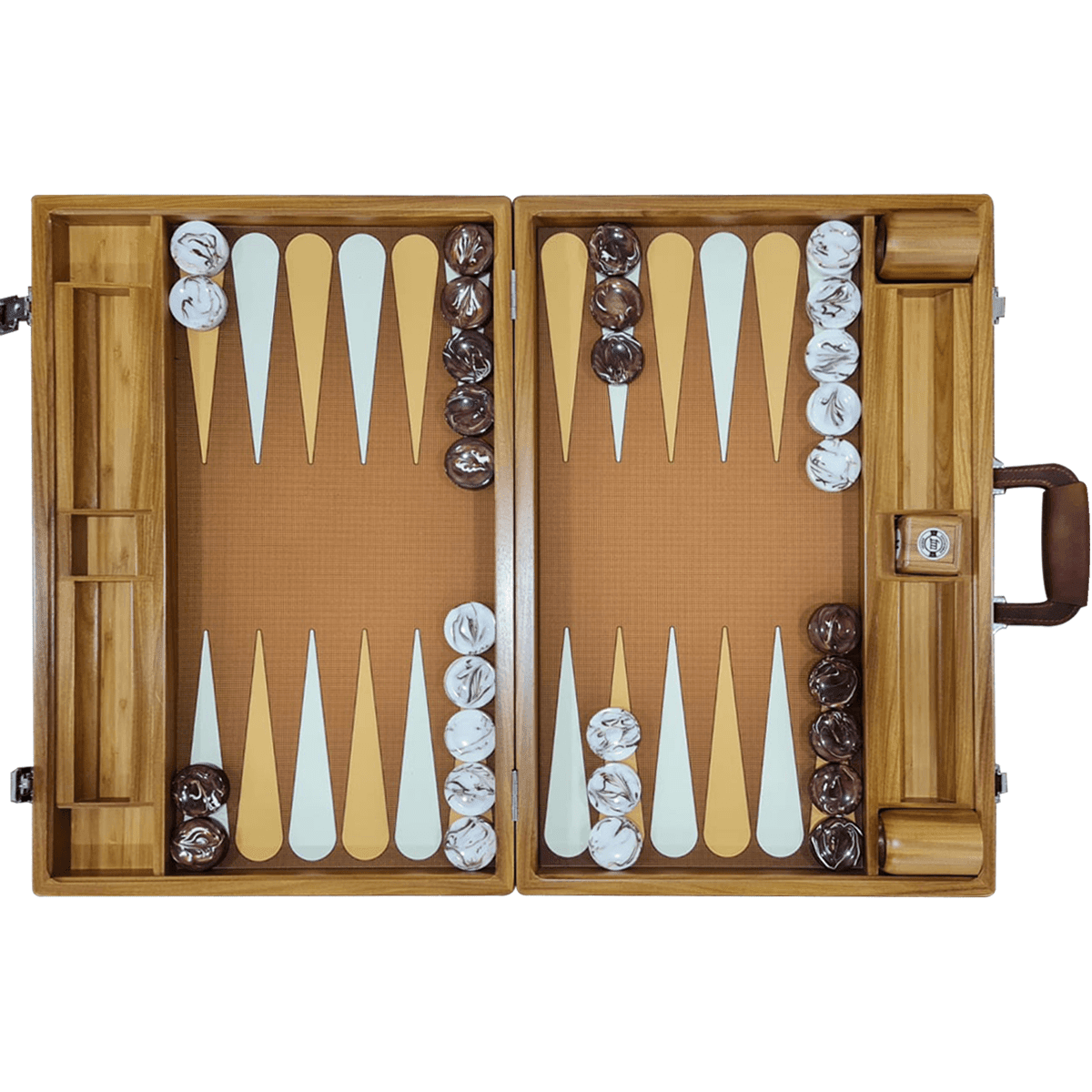 FM Gammon - American Cherry, Size: Tournament - Backgammon Galaxy