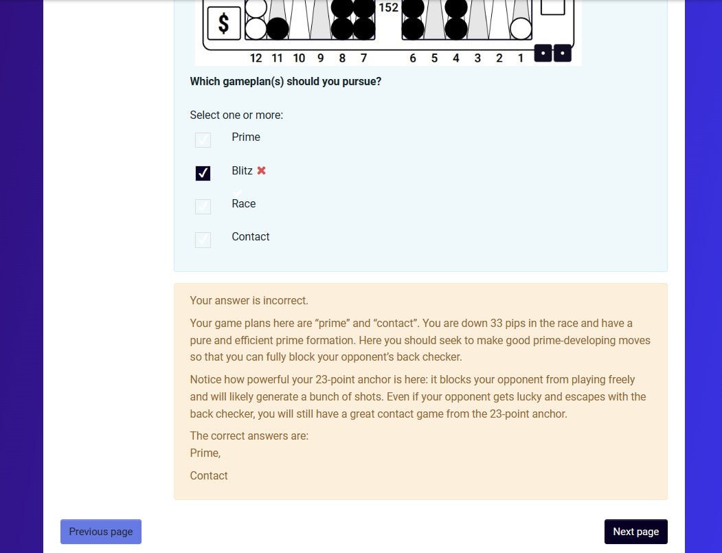 How to Not Suck at Backgammon, by Marc Olsen, Online Interactive E-Book - Backgammon Galaxy
