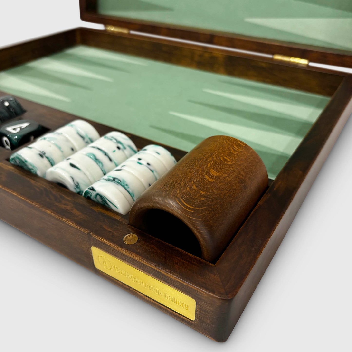 Adventure+ Board, Style: Earth, Luxury Backgammon Travel Set