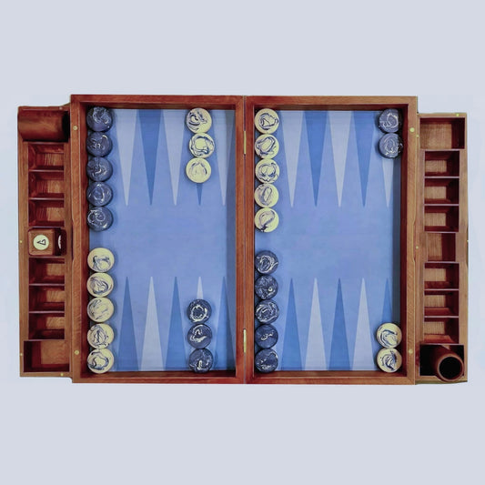 Tavola di terra, set da backgammon di lusso, design innovativo, ecologico