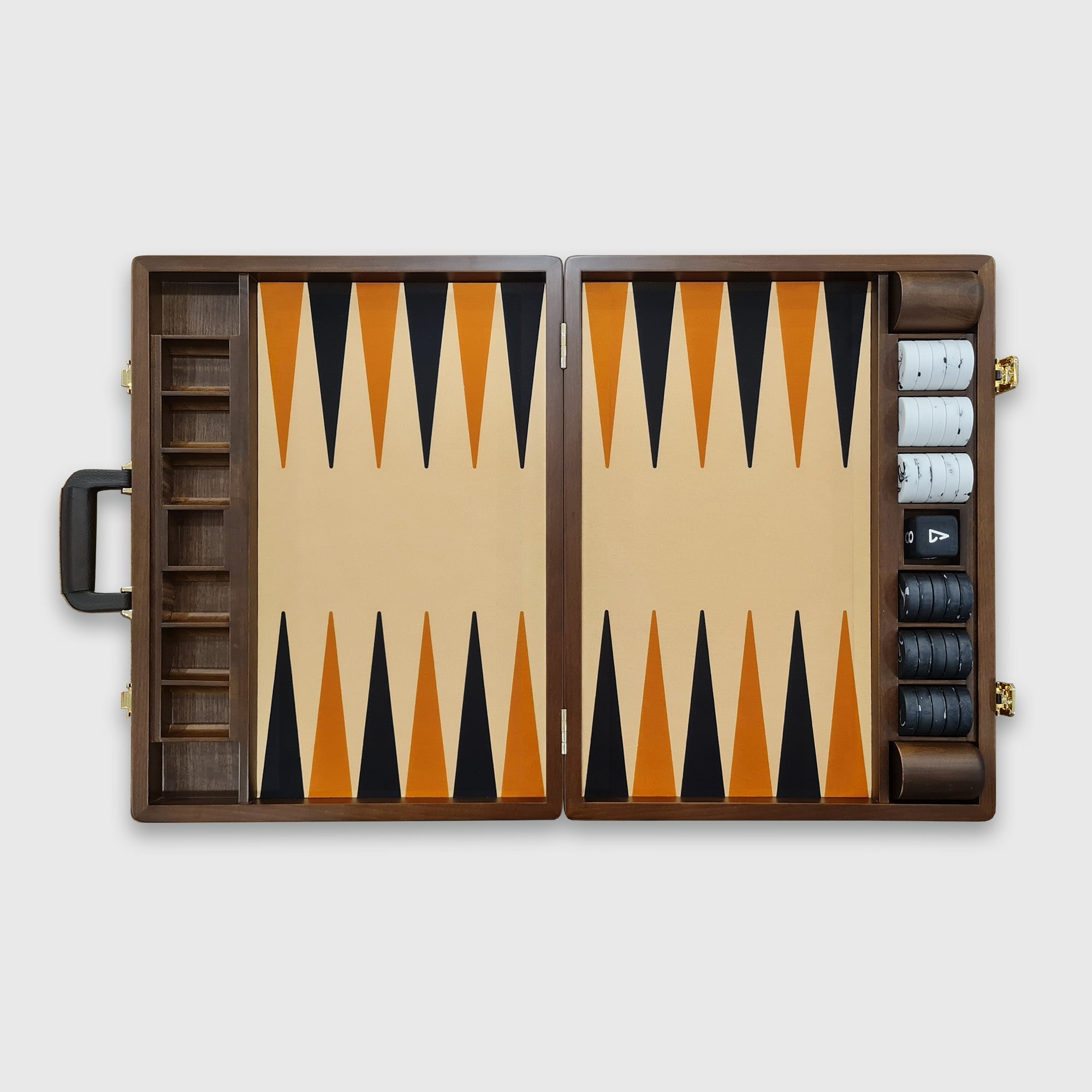 Monte Carlo Backgammon Set - Tournament Size Premium Design