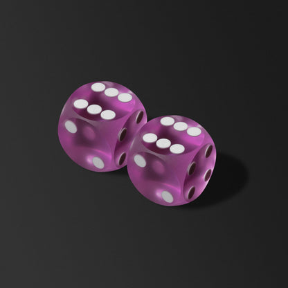 Precision Dice Pair, Glossy, Outlet, United Kingdom - Backgammon Galaxy