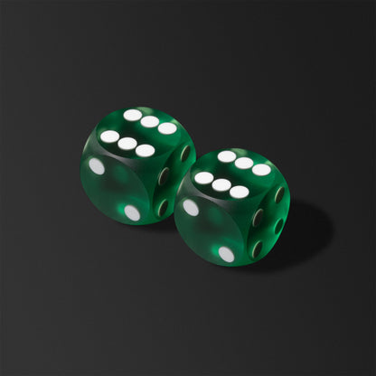 Precision Dice Pair, Glossy, Outlet, United Kingdom - Backgammon Galaxy