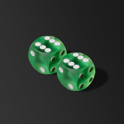 Precision Dice Pair, Glossy, Outlet, United Kingdom - Backgammon Galaxy