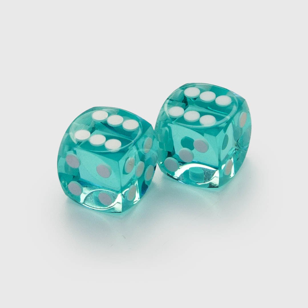 Precision Dice Pair, Glossy, Outlet, United Kingdom - Backgammon Galaxy