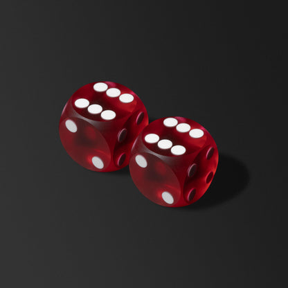 Precision Dice Pair, Glossy, Outlet, United Kingdom - Backgammon Galaxy