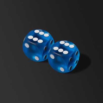 Precision Dice Pair, Glossy, Outlet, United Kingdom - Backgammon Galaxy