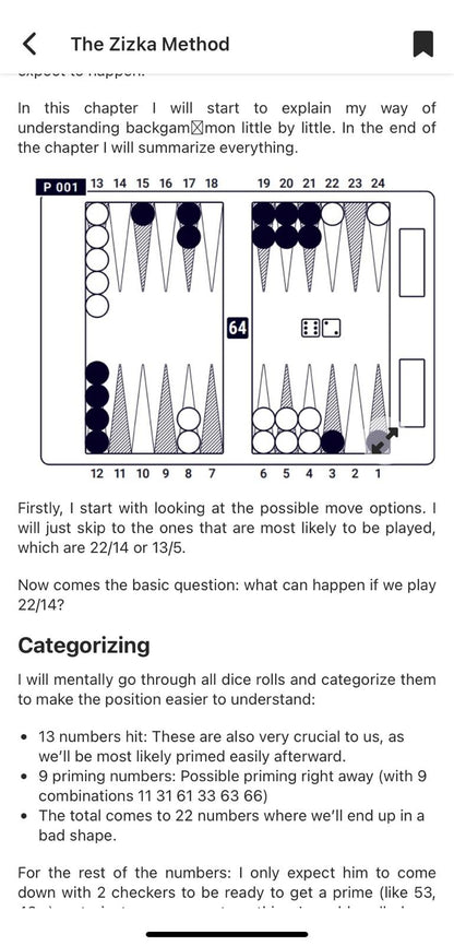 The Zizka Method - Dominating Backgammon Through Storytelling, Online Interactive E-Book - Backgammon Galaxy