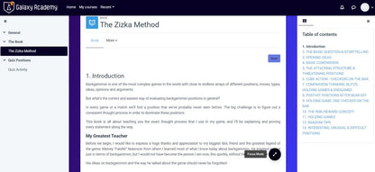 The Zizka Method - Dominating Backgammon Through Storytelling, Online Interactive E-Book - Backgammon Galaxy