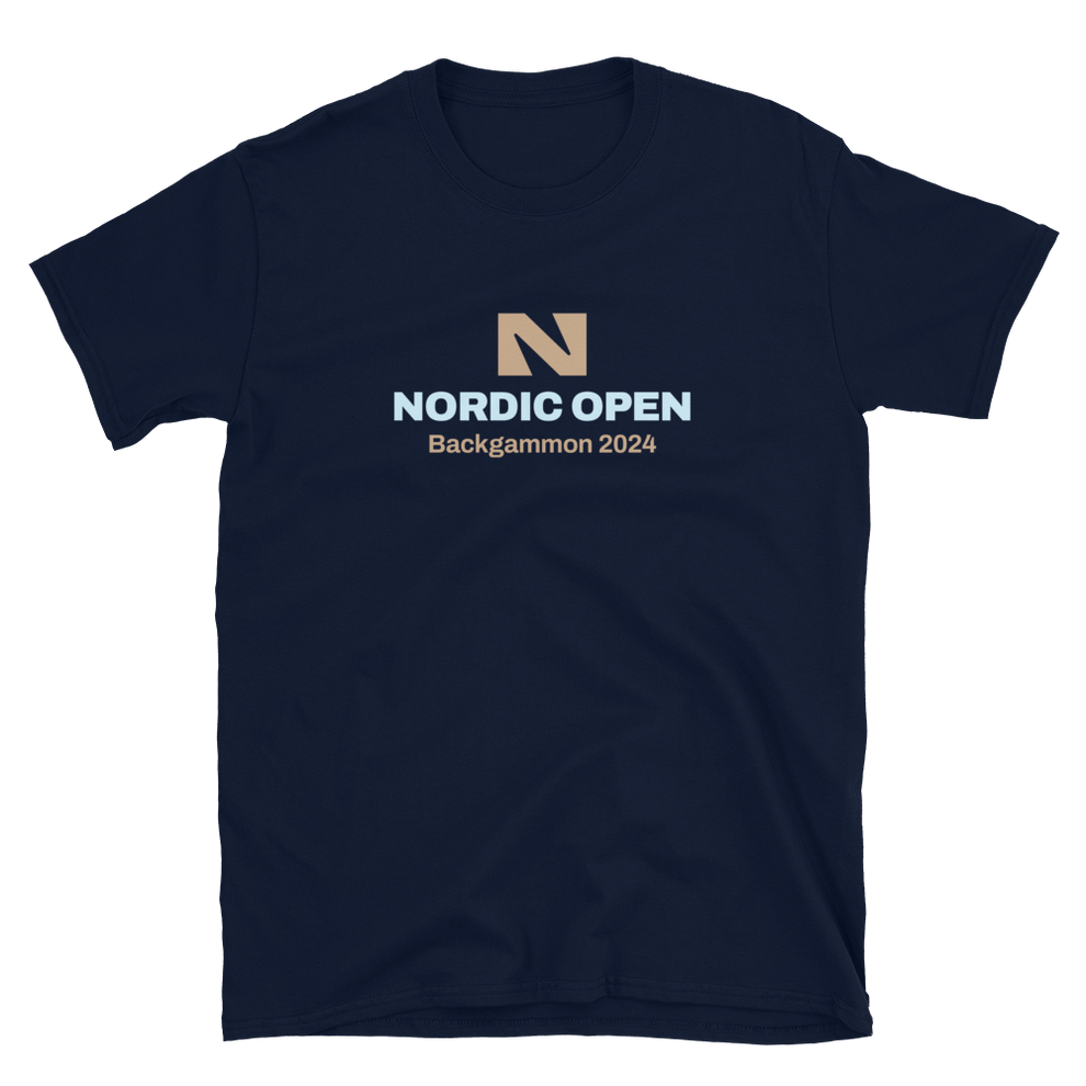 Nordic Open 2024 Tshirt (Navy) Backgammon Galaxy