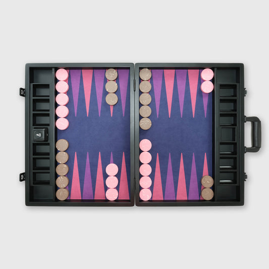Tabellone VOID, 2° generazione, edizione Andromeda, serie Interstellar, set backgammon di lusso, di Backgammon Galaxy