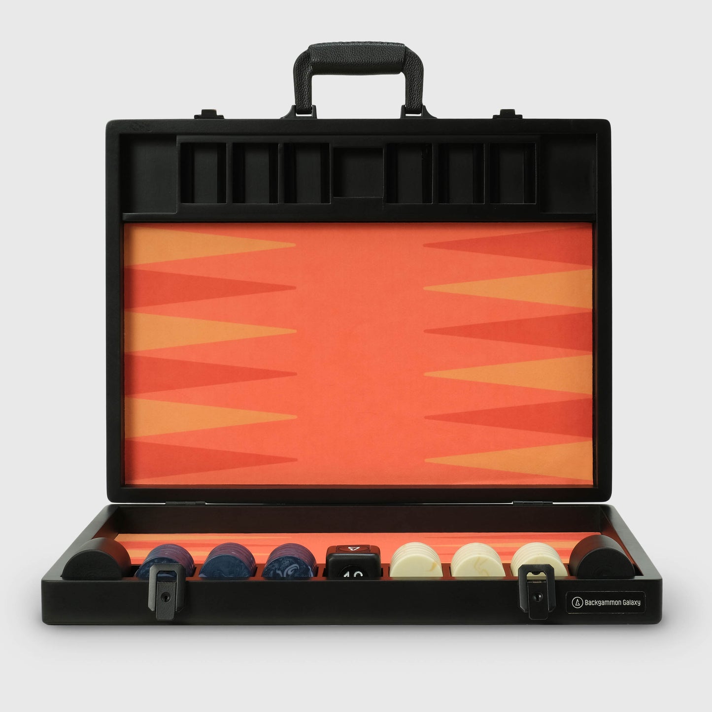 Das VOID Board, 2. Generation, Solaris Edition, Interstellar Series, Luxus-Backgammon-Set, von Backgammon Galaxy