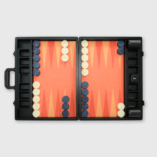 Das VOID Board, 2. Generation, Solaris Edition, Interstellar Series, Luxus-Backgammon-Set, von Backgammon Galaxy