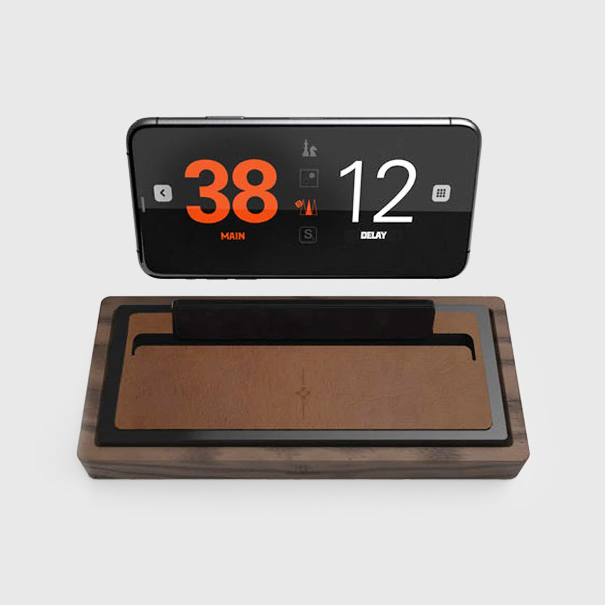 Tempest Game clock for backgammon and top view