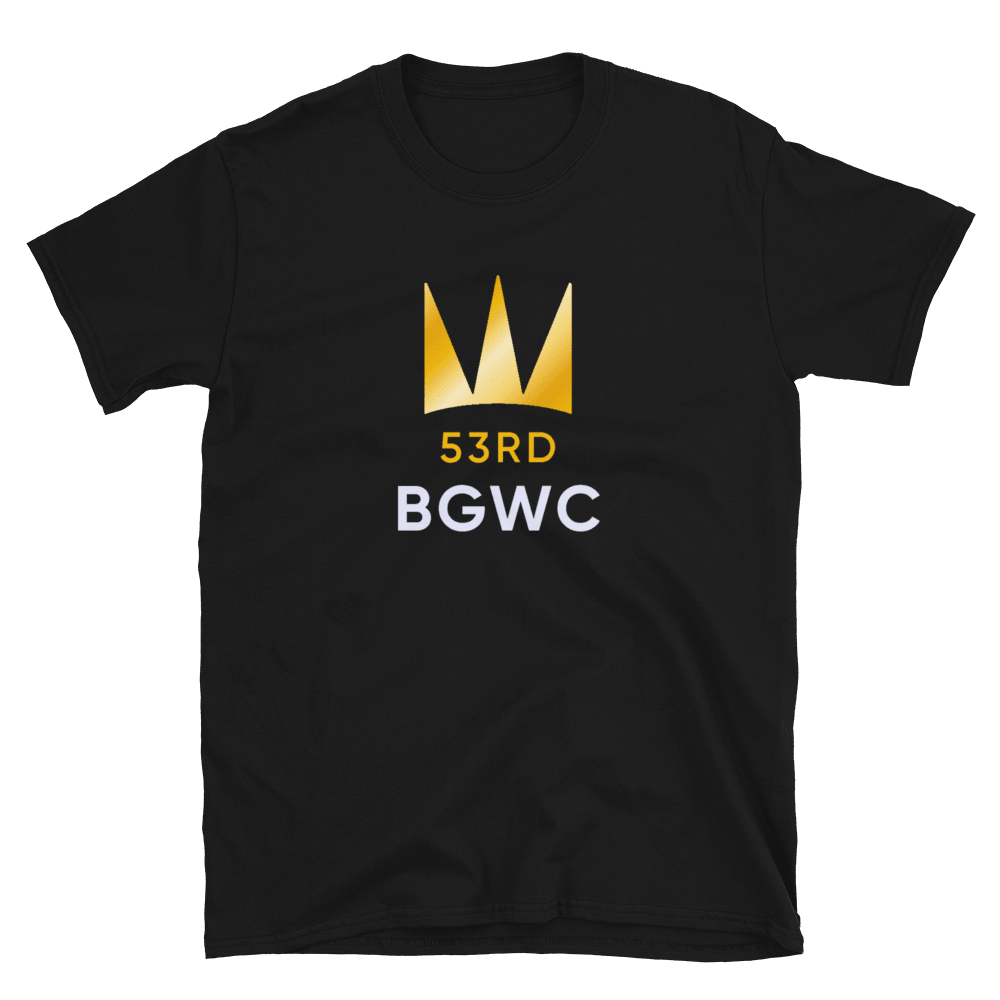 53rd Backgammon World Championship T-Shirt (Simple) - Backgammon Galaxy