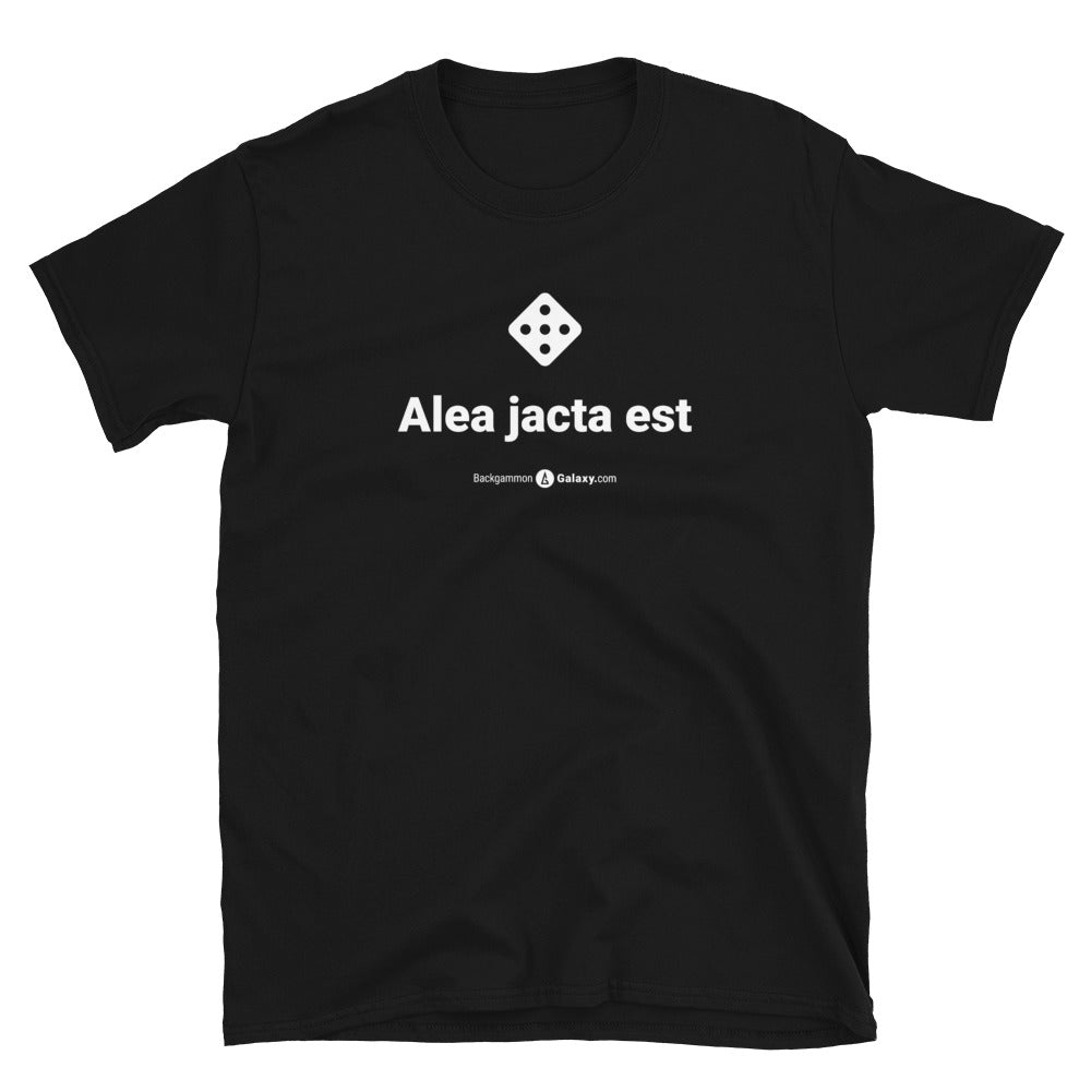 Alea Jacta Est Unisex T-Shirt - Backgammon Galaxy S / Black T-shirt