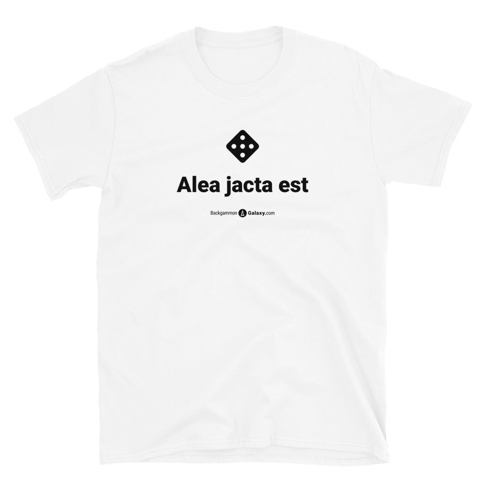 Alea Jacta Est Unisex T-Shirt - Backgammon Galaxy S / White T-shirt