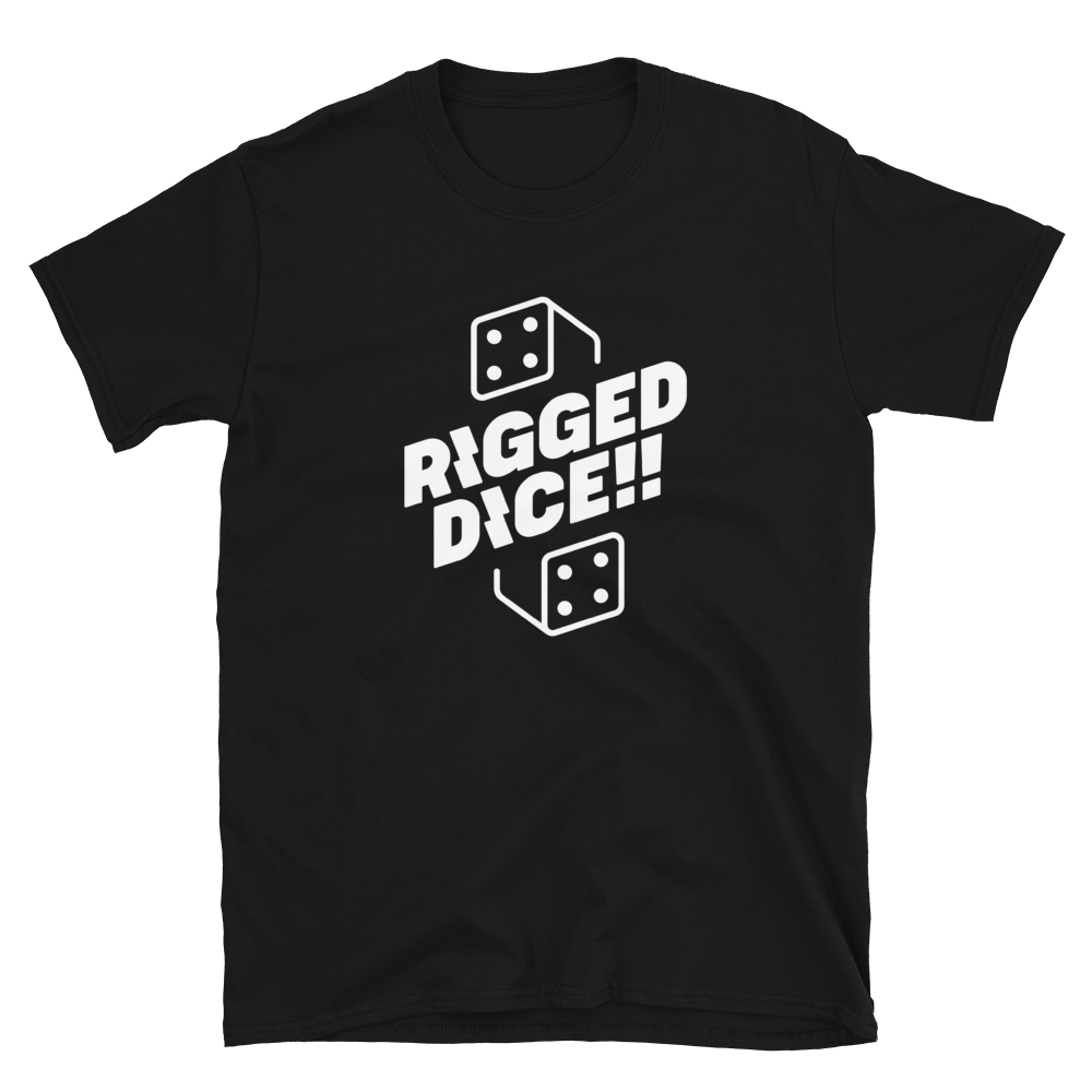 RIGGED DICE, Backgammon t-shirt, unisex - Backgammon Galaxy S / Black T-shirt