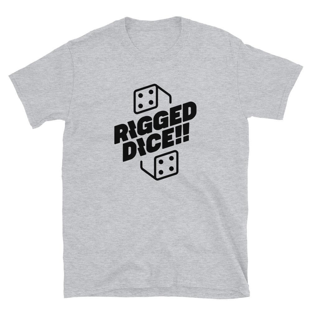 RIGGED DICE, Backgammon t-shirt, unisex - Backgammon Galaxy S / Grey T-shirt