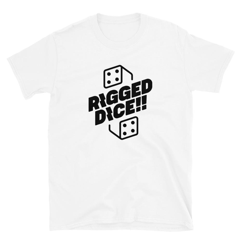 RIGGED DICE, Backgammon t-shirt, unisex - Backgammon Galaxy S / White T-shirt