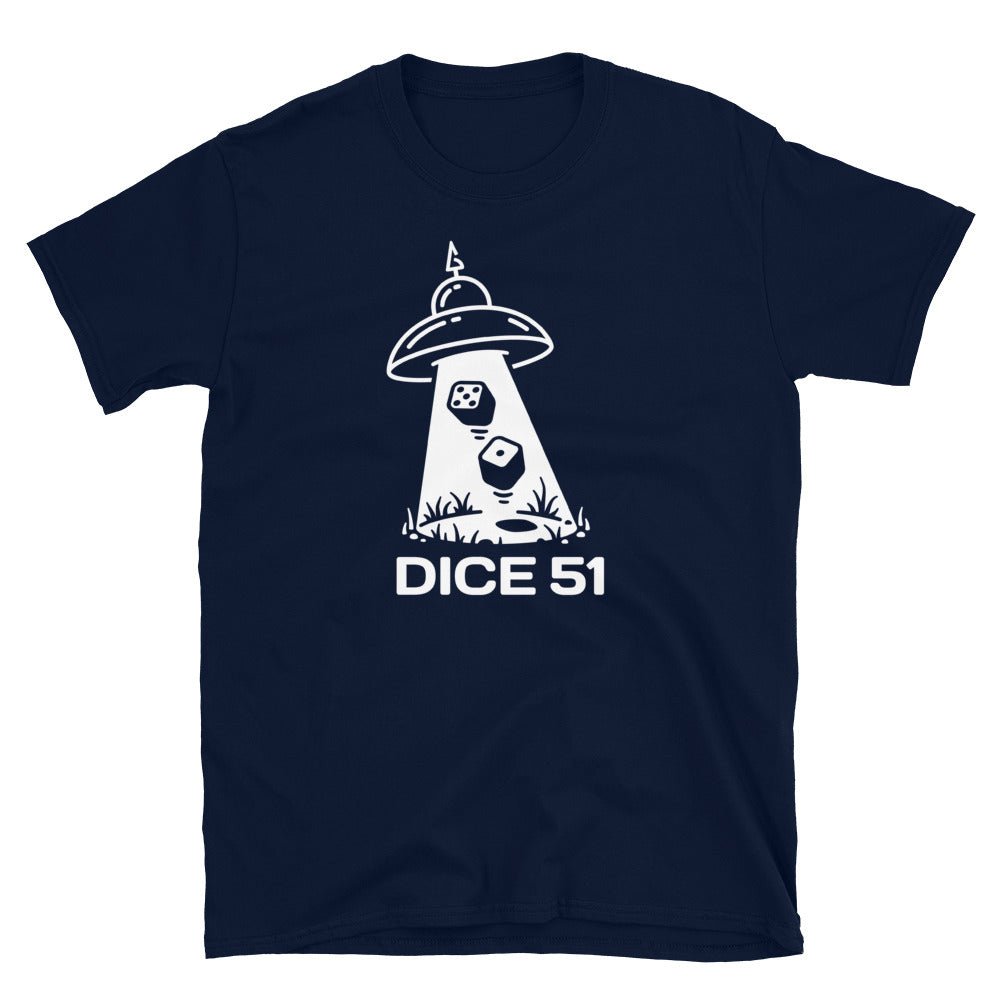 Backgammon t-shirt, Dice 51, unisex - Backgammon Galaxy